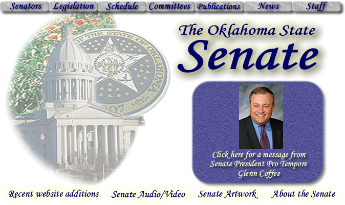 Welcome to the Oklahoma State Senate's website