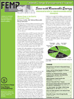 Save with Solar & Wind newsletter cover