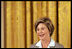 Laura Bush speaks at the National Book Festival Author's breakfast in the East Room, Saturday, Sept. 24, 2005. "Great books have brought many people through difficult times," said Mrs. Bush, explaining that the Book Festival is collecting books for schools, libraries and those affected by the recent hurricanes. "A story's setting -- real or imagined -- can provide a much-needed escape. And the characters in a good book are like old friends by the time we turn the final page."