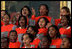 The Calvin Coolidge Senior High School Concert Choir performs at the White House Salute to America's Authors: Harlem Renaissance event in the East Room March 13, 2002.