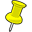 Yellow Push Pin