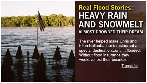 Real Flood Stories: Heavy rain and snowmelt almost drowned their dream. View Transcript