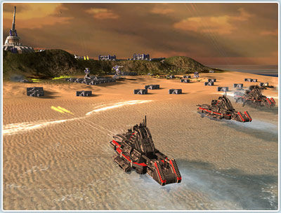 See unprecedented realism and detail in the Supreme Commander game with DirectX 10
