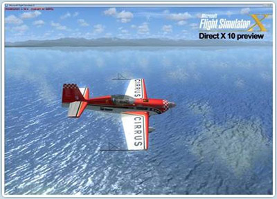 Microsoft Flight Simulator X in DirectX 10