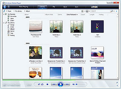 Use the Media Library feature of Windows Vista to manage your digital music and more
