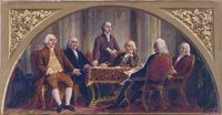 Signing of the First Treaty of Peace with Great Britain