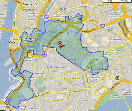 NY-12 Google map screen shot