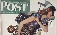 Cover illustration for the Saturday Evening Post