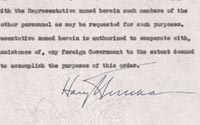 Executive Order, May 2, 1945