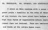 Typescript speech for address given April 19, 1951