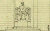 Studies for the Lincoln Memorial, Washington, D.C.