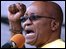 Jacob Zuma addresses supporters in East London, South Africa, 10 January 2009