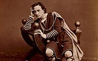 Edwin Booth (1833-1893) as Hamlet