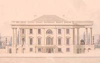 View of the East Front of the President's House