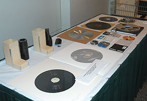 Display of various sound recording media