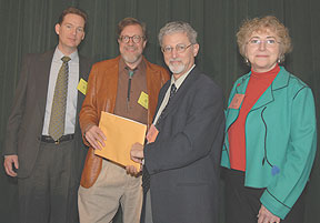 Left to right: Todd Harvey, David Dunaway, Michael Taft, and Peggy Bulger