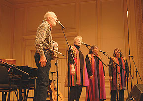 Pete Seeger with the Short Sisters