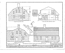 George Ward House, drawing, four elevations