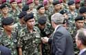 President George W. Bush greets Thai troops after his remarks at the Royal Thai Army Headquarters in Bangkok, Thailand, Sunday, Oct. 19, 2003. White House photo by Paul Morse.