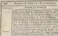 The Laws of the Province of South-Carolina, in Two Parts