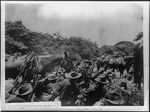 Sixteenth Infantry in San Juan Creek Bottom, under Spanish fire from San Juan Hill, July 1st