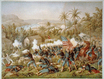 Battle of La Quasina near Santiago de Cuba