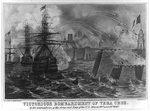 Victorious bombardment of Vera Cruz.  By the united forces of the ... U. S. March 24th and 25th, 1847