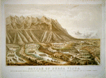 Battle of Buena Vista.  View of the battleground and battle of "The Angostura" fought near Buena Vista, Mexico, February 23rd, 1847 (Looking S. West)