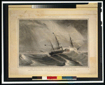 The U. S. steam frigate Mississippi ... near Vera Cruize [sic], March 21, 1847