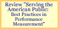 Review Serving the American Public:  Best Practices in Performance Measurement