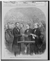 [photo] - Lincoln Inauguration - courtesy of the Library of Congress