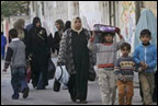 Palestinians leaving Gaza City; AP