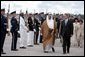 eputy U.S. Chief of Protocol Jeff Eubank hosts President Ghazi al-Yawer of Iraq's interim government during the arrival ceremony at Hunter Army Airfield in Savannah, Ga., Tuesday, June 8, 2004. The newly elected president will participate in this week's G8 Summit. White House photo by Paul Morse