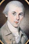 James Madision: Miniature portrait by Charles Willson Peale, 1783