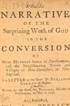 A Faithful Narrative of the Surprising
Work of God in the Conversion of Many Hundred Souls