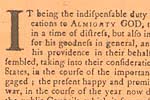 Congressional Thanksgiving Day Proclamation, October 11, 1782