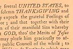 Congressional Thanksgiving Day Proclamation, November 1, 1777