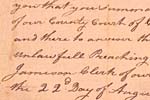 Summons to Nathaniel Saunders, August 22, 1772 [summons]