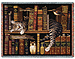 Literary Cat Throw