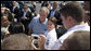 President George W. Bush poses for photographs with military personnel Saturday, Sept 8, 2007, prior to his departure from Hickam Air Force Base, Honolulu. The stop was the last on a weeklong trip abroad. White House photo by Chris Greenberg