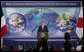 President George W. Bush addresses the Major Economies Meeting on Energy Security and Climate Change Friday, Sept. 28, 2007, at the U.S. State Department. "The nations in this room have special responsibilities," said the President. "We represent the world's major economies, we are major users of energy, and we have the resources and knowledge base to develop clean energy technologies." White House photo by Chris Greenberg