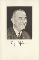 Image of the Vice President from the invitation for the 1961 Presidential Inauguration.