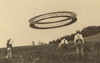 Ring Kite experiments, July 7, 1908