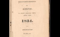 Kikinawadendamoiwewin or Almanac, wa aiongin obiboniman debeniminang Iesos, 1834. 