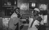 [Johnny Lee Wines & Ezekiel "Zeke" Johnson at Lotempio's Restaurant, Buffalo New York]