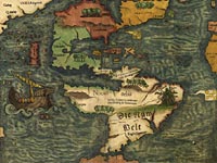 Die neuwen Inseln so hinder Hispanien gegen Orient bey dem land India ligen