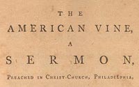 The American Vine, A Sermon . . . 