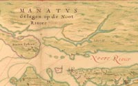 Manatus gelegen op de Noot Rivier, 1639