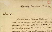 John Adams to Thomas Jefferson, January 1, 1812