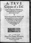 (Wingfield), A True Coppie of a Discourse written by a Gentleman, 1589. [24]
